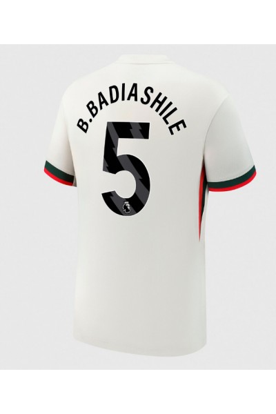 Chelsea Benoit Badiashile #5 Jalkapallovaatteet Vieraspaita 2025-26 Lyhythihainen Chelsea Benoit Badiashile #5 Jalkapallovaatteet Vieraspaita 2025-26 Lyhythihainen